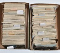 Approximately 1500 mainly early to mid 20thC topographical postcards, sorted into counties including