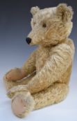 Steiff Teddy bear 'Tyllson' with growler, blonde mohair, straw filling, disc joints, stitched
