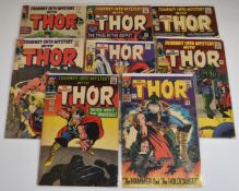 Eight Silver Age Journey Into Mystery With The Mighty Thor comics by Marvel including issue #115