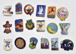 A collection of Butlins holiday camp badges for Skegness and Minehead, mostly 1950/60s