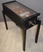 Genco Silver Cup coin operated pinball machine on stand, 105x47x93cm.