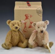 Two Steiff 2004/05 edition Teddy bears both 30cm tall, with original labels and in original boxes.