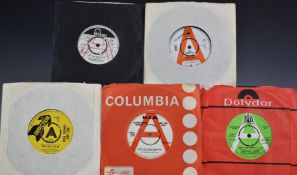 Approximately 40 singles mostly 1960s and 1970s, all demos