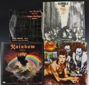 Approximately 65 albums including Hawkwind, Deep Purple, Led Zeppelin, Eric Clapton, Pink Floyd,