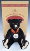Steiff 1999/2000 Club edition 1912 replica with growler, black mohair, disc joints, cloth pads,