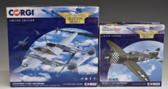 Two Corgi Collector Club The Aviation Archive 1:72 scale limited edition diecast model aeroplanes