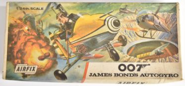 Airfix 1:24 scale 007 James Bond's Autogyro plastic model kit, 350, in original box.