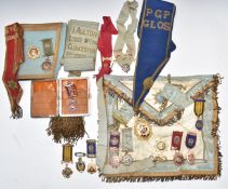 Royal Antediluvian Order of the Buffaloes (Buffs) Gloucester interest jewels and regalia circa