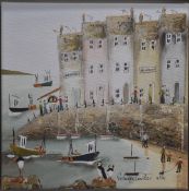 Rebecca Lardner (born 1971) signed limited edition (4/195) print on canvas 'Seaside Stories I', 30.5