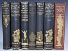 Books Illustrated by Frank C. Pape including The Complete Works of Francois Rabelais 1927 in 2