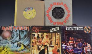 Approximately 600 singles mostly 1970s and 1980s