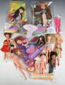 A collection of Sindy dolls including 2nd generation and early 80's versions together with a