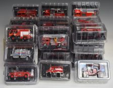 Thirty-five Del Prado diecast fire engines and emergency service vehicles, all in original blister