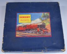 Hornby 0 gauge Goods Train Set with 0-4-0 clockwork locomotive and LNER wagons, M1, in original box.