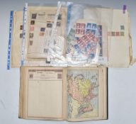 GB, Commonwealth and world stamp collection in an old Empire postage stamp album and on album