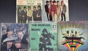 Approximately 35 Rolling Stones / Beatles singles