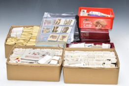 Large collection of cigarette, trade and collector's cards including Wills, Gallaghers, Players,