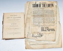 Gloucester related ephemera and books including political/social history flyers, relating to the