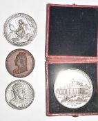 1911 silver medal for animal and bird photography, awarded to G B Farquson, equine vet associated