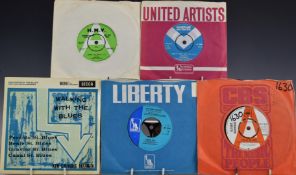 Approximately 250 singles mostly 1960s