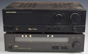 Marantz PM-44SE MkII special edition integrated stereo amplifier and a NAD 402A stereo tuner