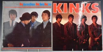 The Kinks - Kinks (NPL18096) record and cover appear VG plus Kinda Kinks! (NPL18112)
