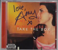 Amy Winehouse -  Take The Box CD single, signed 'love, Amy X' on front cover
