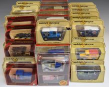 Seventy-five Matchbox Models of Yesteryear diecast model vehicles, all in original display boxes.