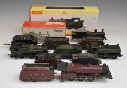 Five Graham Farish, Tri-ang and similar 00 gauge model railway locomotives including a Finecast