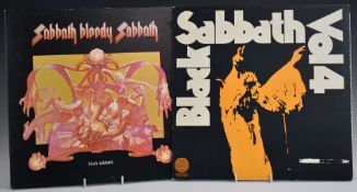 Black Sabbath - Vol 4 (6360071) and Sabbath Bloody Sabbath (WWA005). Records appear VG covers at