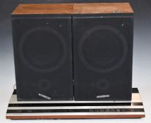 Bang & Olufsen Beomaster 1900-2 T2903 radio receiver and a pair of Wharfedale Laser 60 speakers.