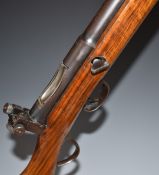 Vickers Armstrong Empire .22 underlever-action target rifle with adjustable peep hole target sights,