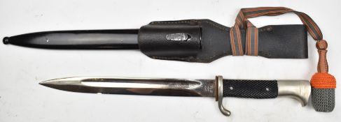 German 1898 pattern Third Reich postal protection service Mauser bayonet, DRP 846 and Alexander