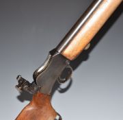 BSA .22 Martini style underlever-action target rifle with semi-pistol grip, raised cheek piece,