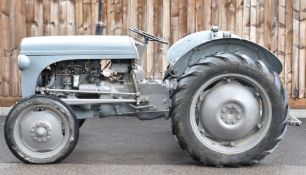 Circa 1947 Ferguson T20 petrol tractor, registration number HUX 830, with V5c, which relates to a
