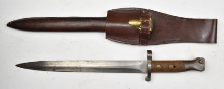 British 1888 pattern bayonet Mk I 2nd type, with some good stamps to ricasso including back to
