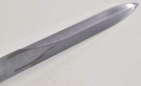 Swiss 1957 pattern StG assault rifle bayonet, export version, maker's mark and 352903 under W to