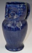Farnham Art Pottery figural owl jug, height 12.5cm