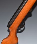 Haenel Model 310 lever-action 4.4mm calibre air rifle with semi-pistol grip, adjustable sights and