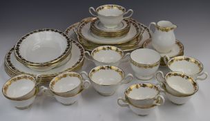 Approximately 36 pieces of Wedgwood dinner and tea ware decorated in the Whitehall pattern, mostly 6