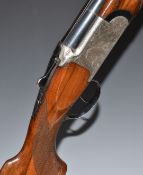 Bettinsoli 12 bore over and under shotgun with engraved locks, underside, trigger guard, top plate