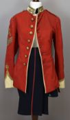 British Army Gloucestershire Regiment Sergeant's full dress tunic with musketry instructor badge and