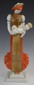 Herend figure Madonna with child, height 35.5cm