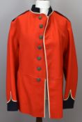 British Army Gloucestershire Regiment other ranks scarlet tunic with blue facings, associated