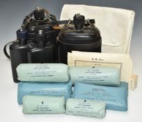 Quantity of ARP / St John's Medical Aid items including bandages, water bottles, PVC haversack etc