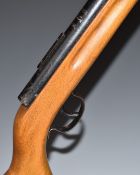 Diana model 22 .177 air rifle with semi-pistol grip, scope rail and adjustable sights,