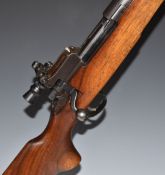 Unnamed 7.62 bolt-action target rifle with semi-pistol grip, raised cheek piece, Parker-Hale PH5B