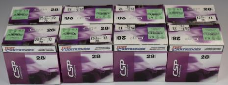 Two-hundred 12 bore CSP Competition shotgun cartridges, all in original boxes. PLEASE NOTE THAT A
