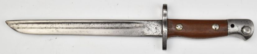 British 1907 pattern Lee Enfield shortened stamped RAF 1 over 6709 to pommel, with 22.5cm fullered