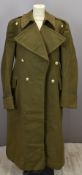 British Army Gloucestershire Regiment officer's greatcoat attributed to Colonel E D Harding,